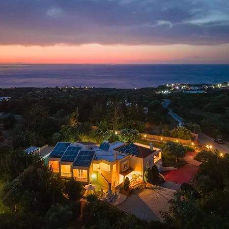 Deleni - Private Pool, Sea Views & Gardens * Rethymno